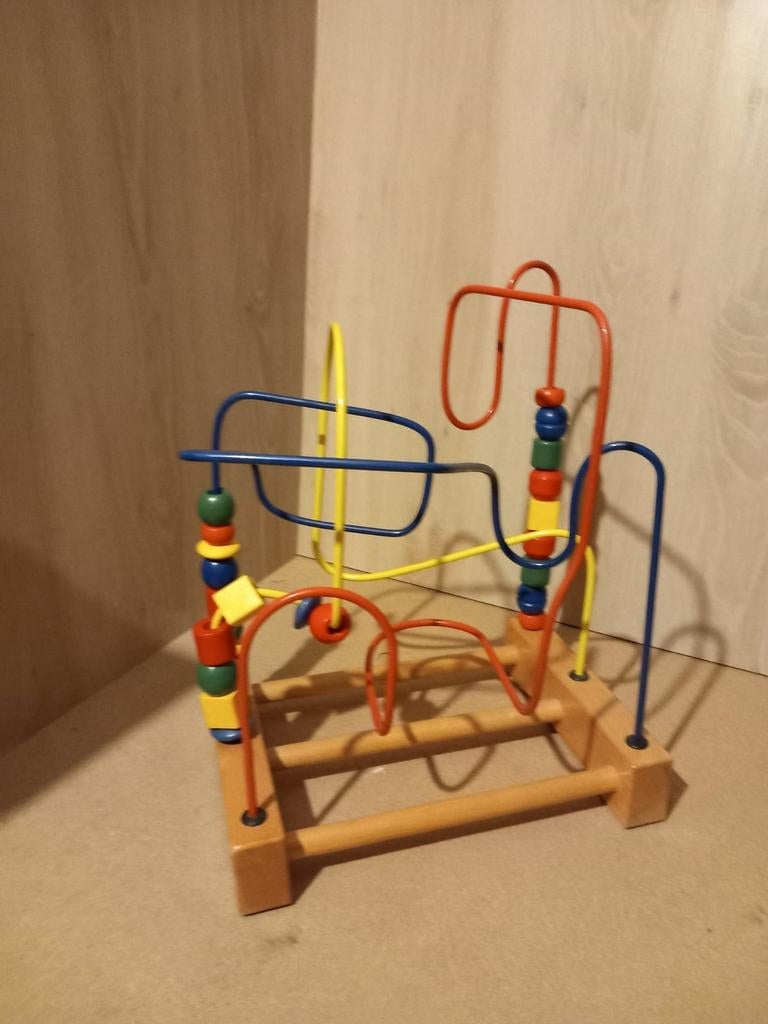 Houten kralenspiraal, Kinderen en Baby's, Ophalen, Zo goed als nieuw, Overige typen