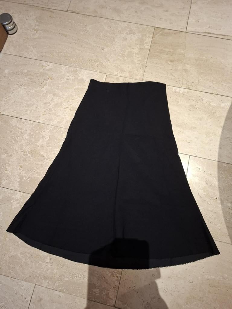 zwarte lange rok mango m36, Mango, Enlèvement ou Envoi, Taille 36 (S), Comme neuf