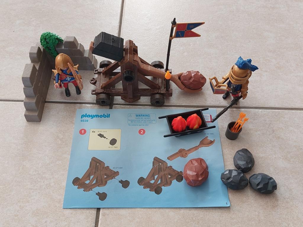 Playmobil 6039 - Chevaliers et catapulte, Enfants & Bébés, Jouets | Playmobil, Enlèvement, Comme neuf, Ensemble complet