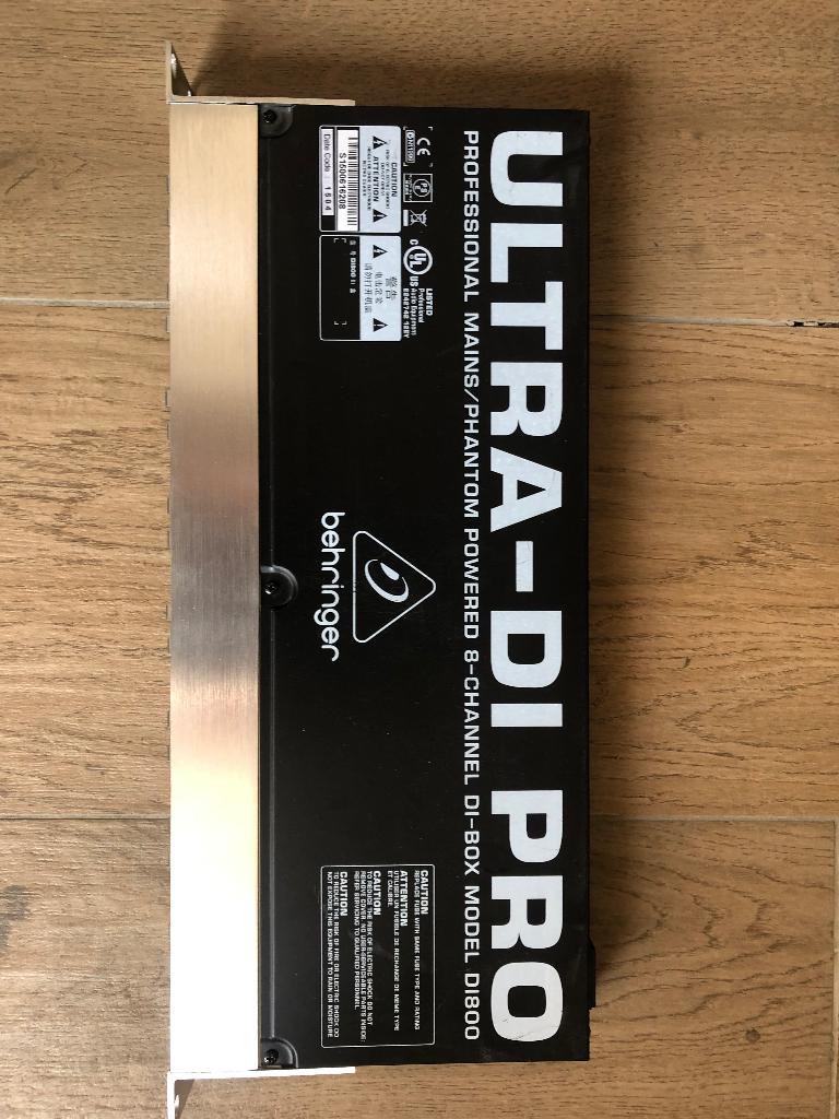 Behringer Ultra DI Pro, Ophalen, Gebruikt, Audio