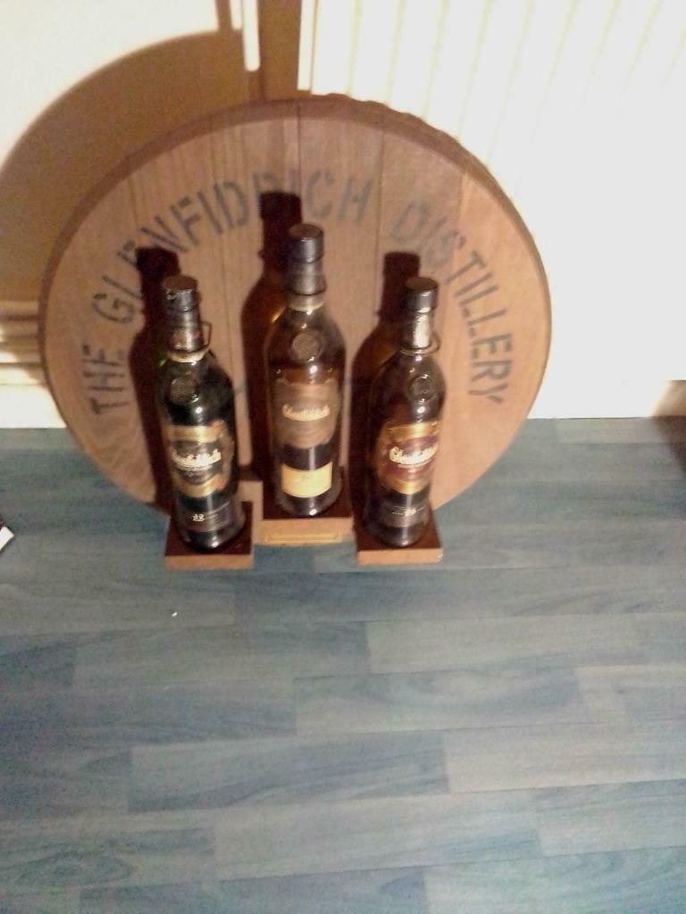 ZELDZAME Old Glenfiddich Whisky Display, Verzamelen, Wijnen, Nieuw, Overige typen, Overige gebieden, Ophalen of Verzenden