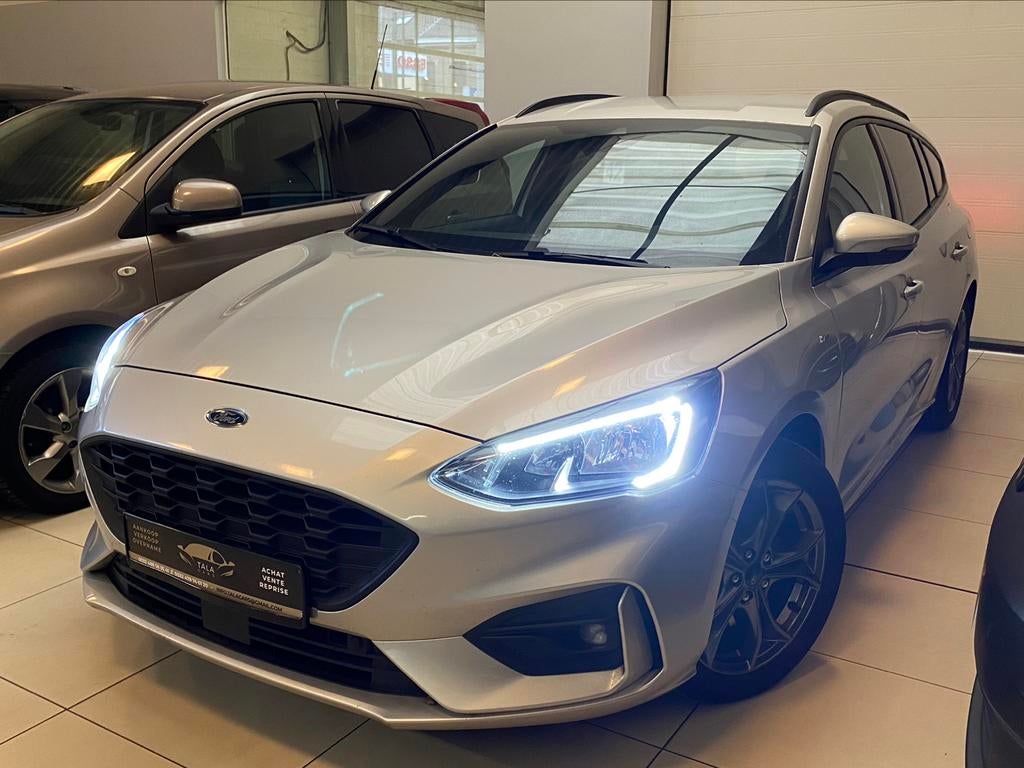 Ford Focus ST 1.5 TDCI Break NAVI/CARPLAY/JANTES/CAMERA/GARA, Focus, USB, 5 deurs, Zilver of Grijs