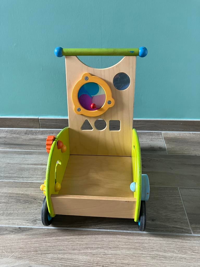 Déambulateur en bois Haba, Enfants & Bébés, Jouets | Extérieur | Cabanes d'enfant, Comme neuf, Enlèvement