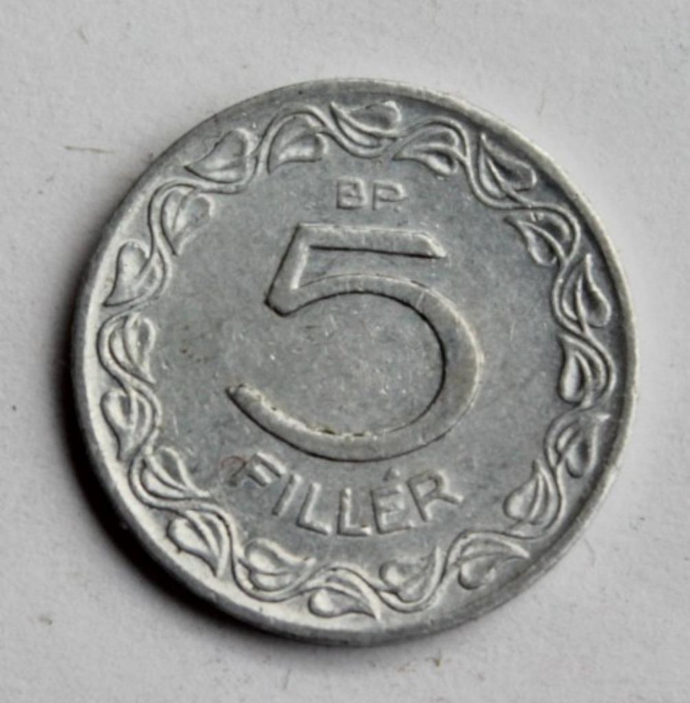 5 filler Hongarije 1965, Postzegels en Munten, Ophalen of Verzenden, Hongarije, Losse munt