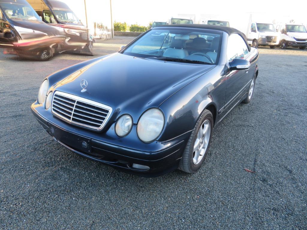 Mercedes-Benz CLK200 Kompressor - 160.303km - 06/2000 -, Auto's, Achterwielaandrijving, 4 cilinders, Blauw, Bedrijf