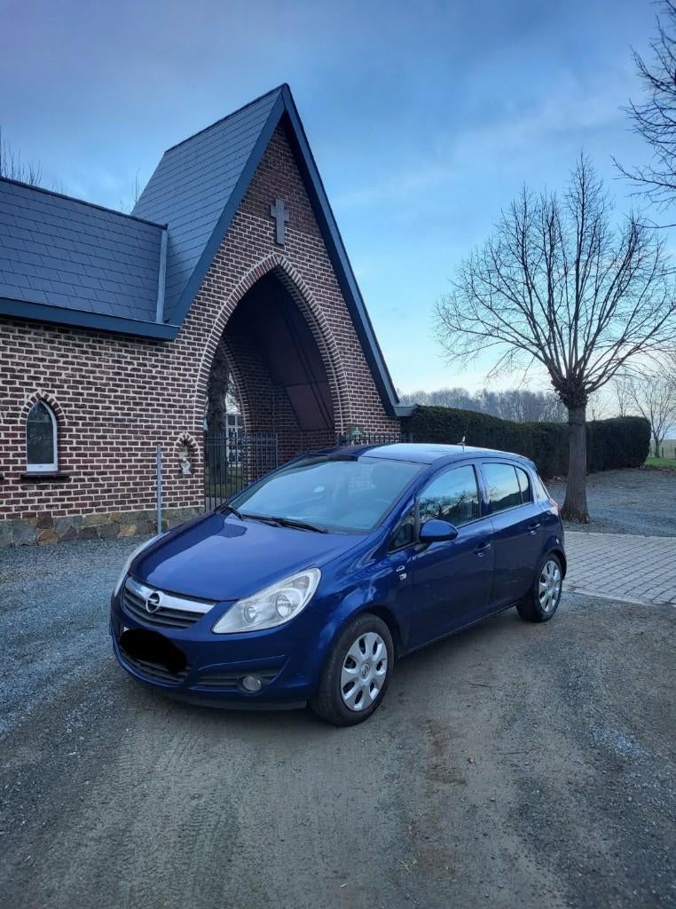 Goed onderhouden opel corsa D – Direct beschikbaar, Stof, Zwart, Blauw, 5 deurs