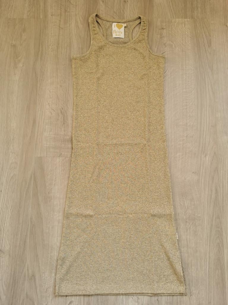 Gouden glitterjurk Rumbl! Royal - maat 128/134, Robe ou Jupe, Enlèvement ou Envoi, Rumbl, Comme neuf