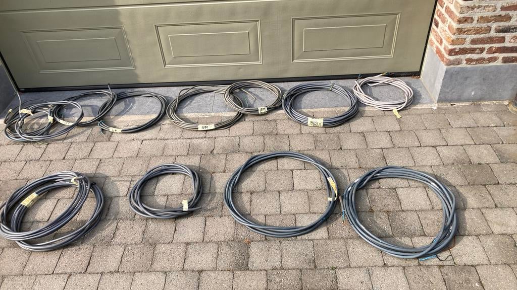 Allerlei stukken XVB 3G1,5 + enkele ander, Ophalen, Zo goed als nieuw