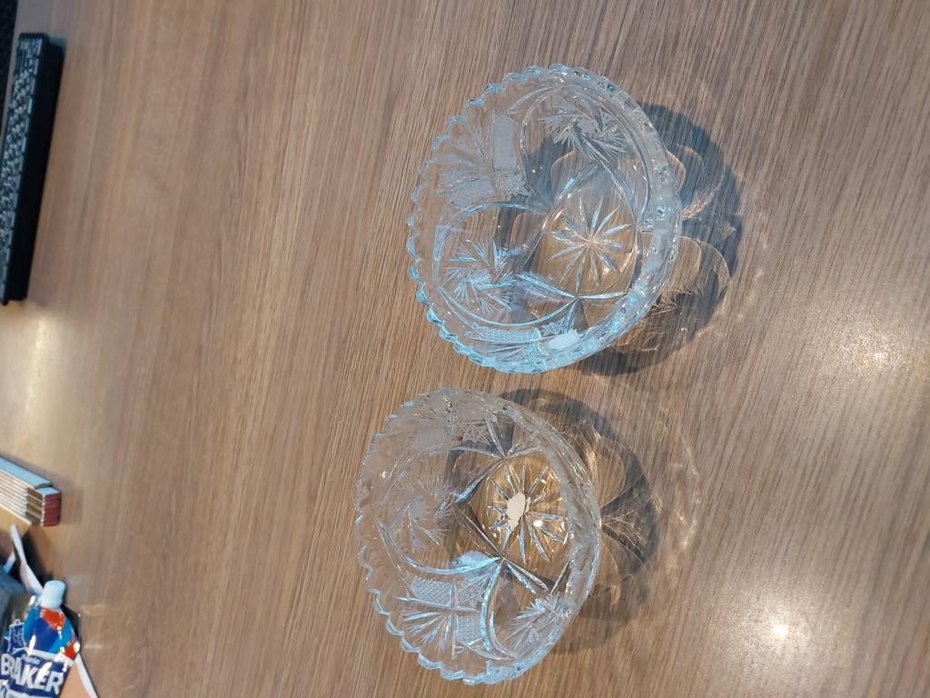 Kristallen schaaltjes, Ophalen of Verzenden, Zo goed als nieuw