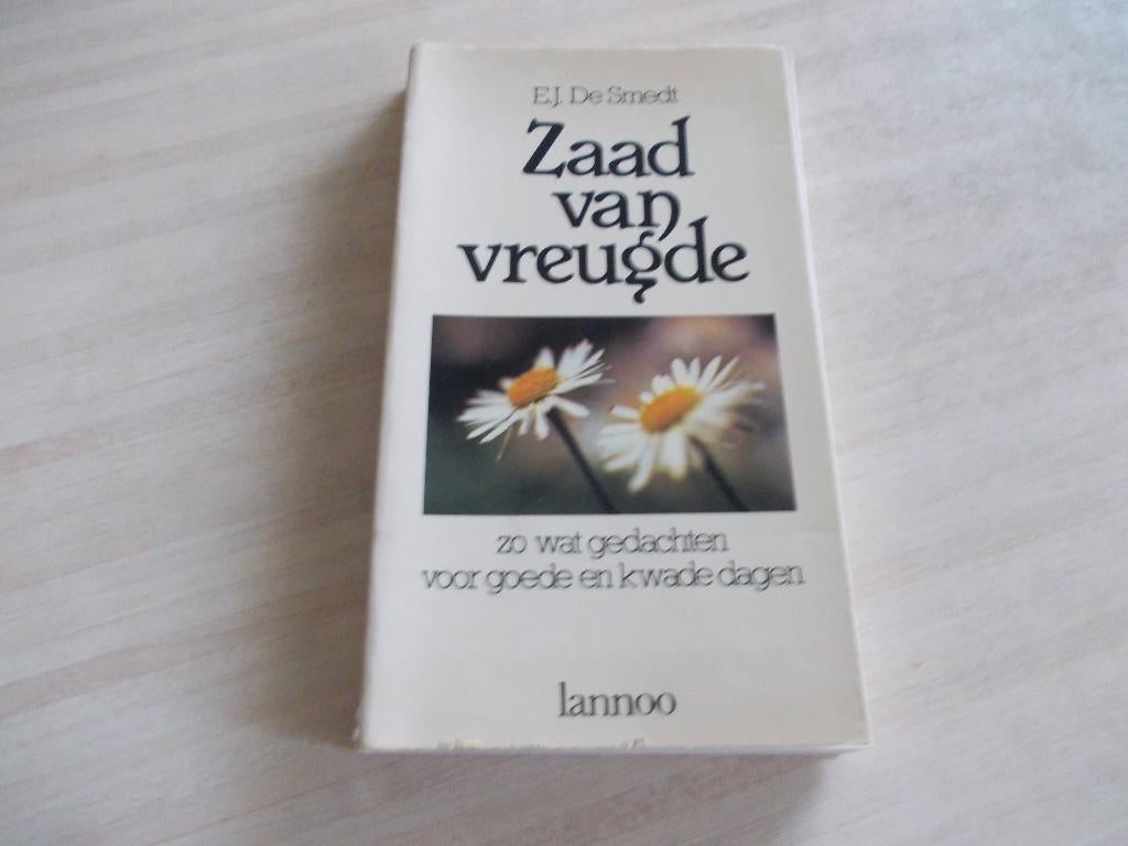 Boek "Zaad van Vreugde"., Boeken, Filosofie, Ophalen of Verzenden, Zo goed als nieuw, Praktische filosofie