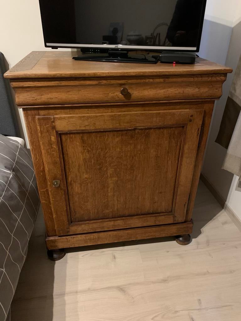 Meuble en chêne « Louis Philippe « 86x62x101cm, Enlèvement