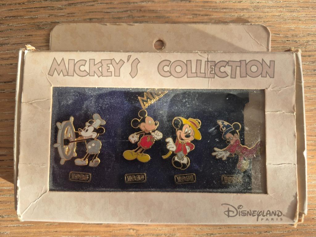 Pins Disneyland Mickey Mouse (vintage), Collections, Enlèvement ou Envoi, Utilisé, Figurine, Insigne ou Pin's