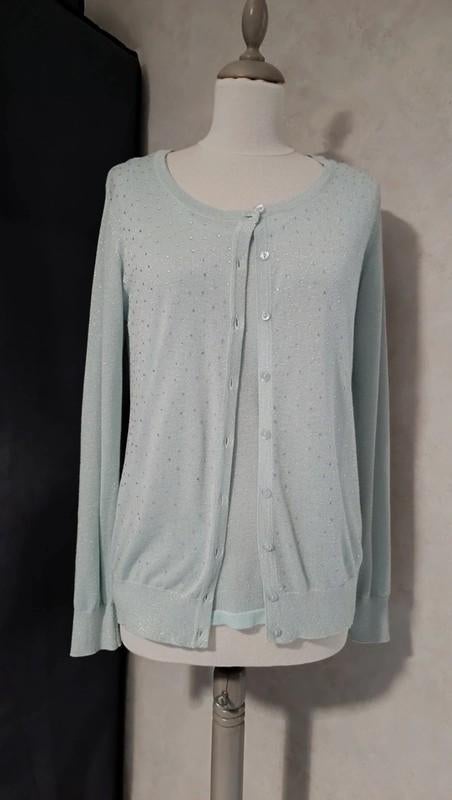 Gilet avec débardeur vert tendre pailleté XL. 🙋‍♀️, Vêtements | Femmes, Pulls & Gilets, Comme neuf, Taille 46/48 (XL) ou plus grande