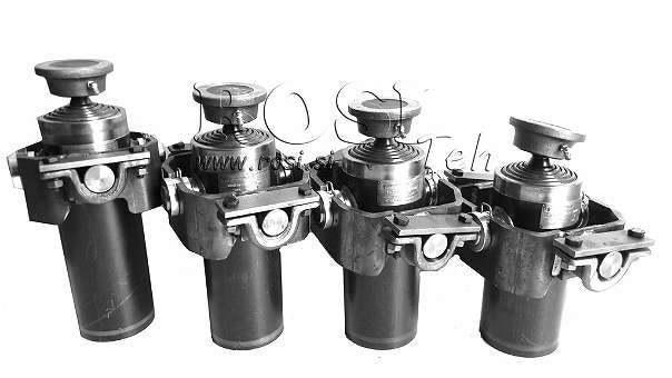 Verin hydraulique télescopique pour benne- 2 à 8 éléments, Envoi, Chariot télescopique