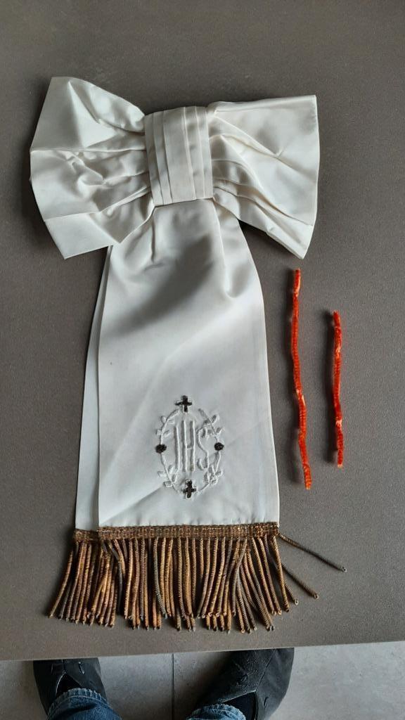 Étirement de la communion solennelle,, Collections, Enlèvement ou Envoi, Utilisé, Vêtements, Christianisme | Catholique