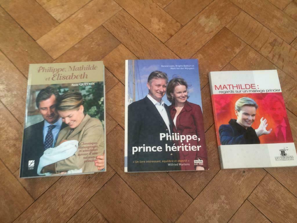 3 Livres sur Philippe et Mathilde, Enlèvement ou Envoi, Comme neuf