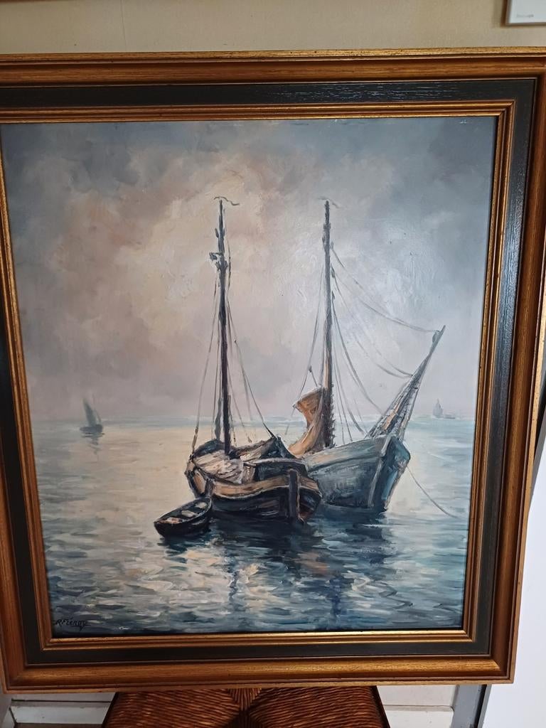 Olieverf schilderij Robert Frenay, Ophalen