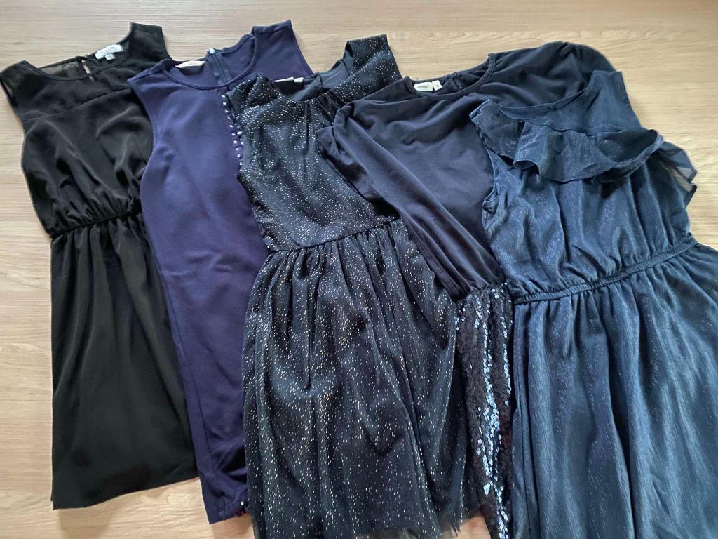 pakket jurkjes - maat 146 - 5 stuks, Enlèvement ou Envoi, Utilisé, Fille, Robe ou Jupe