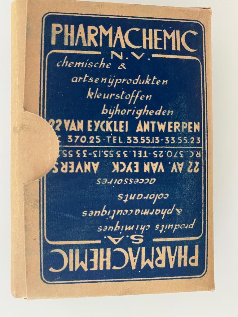 Vintage Kaartspel Pharmachemic Jaren 50, Hobby en Vrije tijd, Gezelschapsspellen | Kaartspellen, Zo goed als nieuw, Vijf spelers of meer