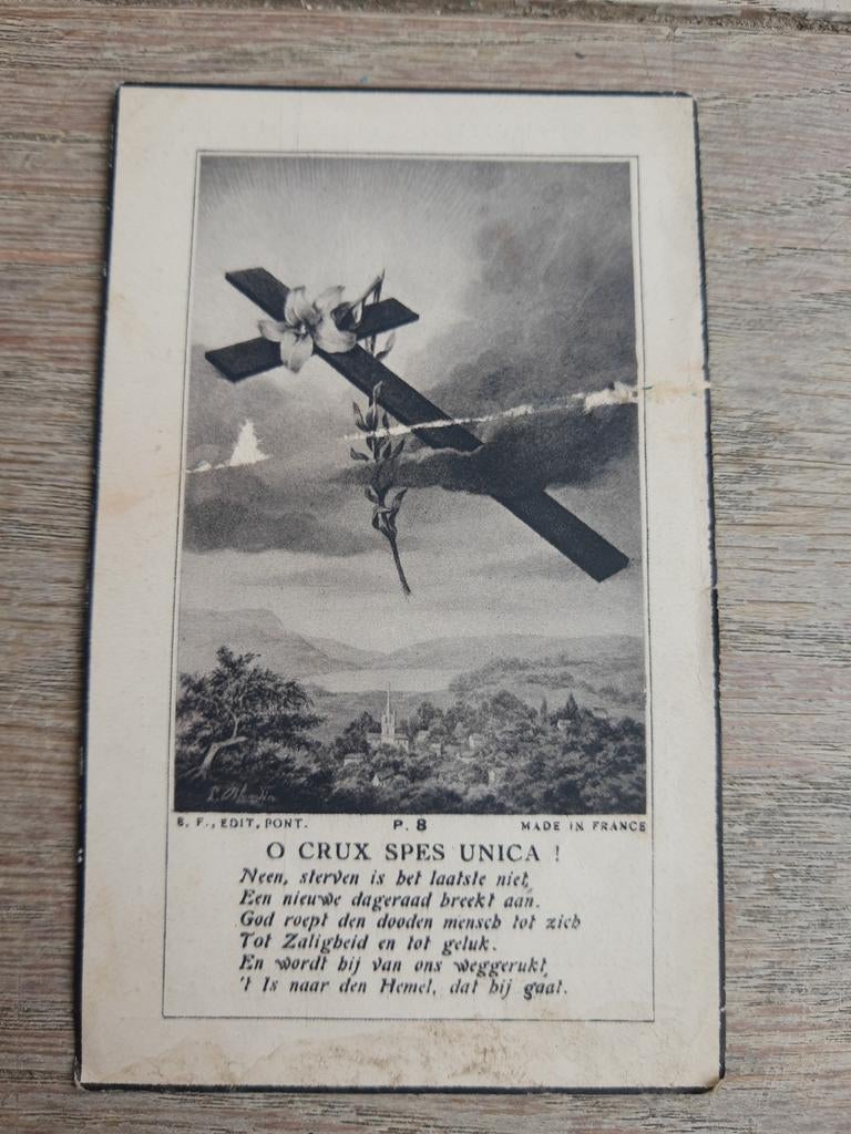 Bidprentje van zuster uit Mater 1898 - 1938, Verzamelen, Bidprentjes en Rouwkaarten, Ophalen of Verzenden