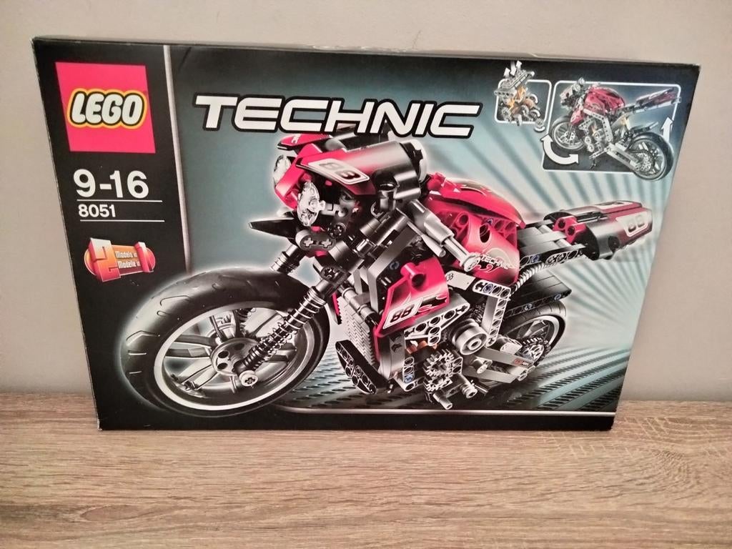 Lego Technic Motorbike 8051, Ophalen of Verzenden, Zo goed als nieuw, Lego