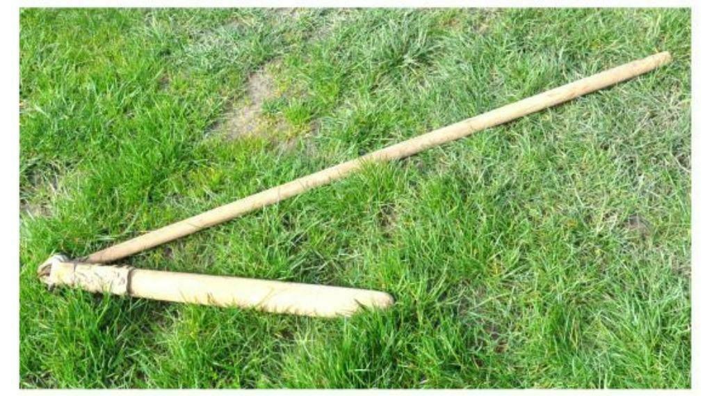 §ancien fléau en bois, Enlèvement