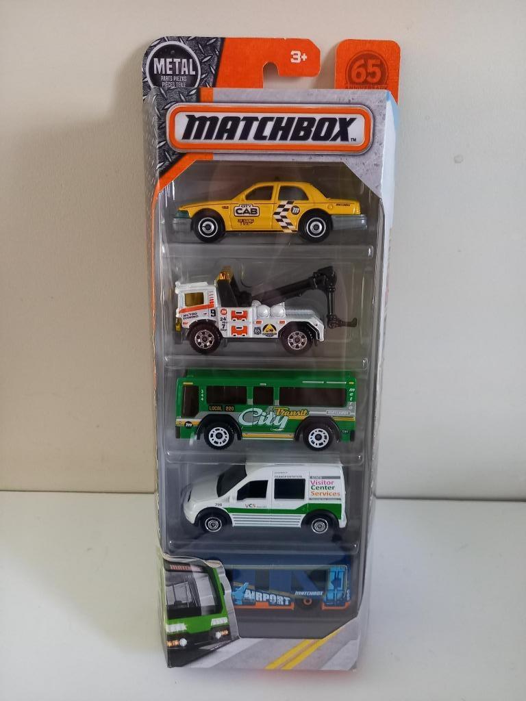 Matchbox 5 pack Metro Transit (2018), Hobby en Vrije tijd, Ophalen of Verzenden, Nieuw, Auto, Matchbox