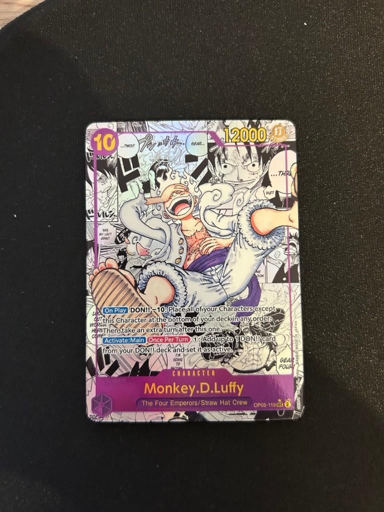 One Piece OP05 2023 EN Manga Art #119 Monkey D. Luffy, Enlèvement ou Envoi, Neuf, Cartes en vrac