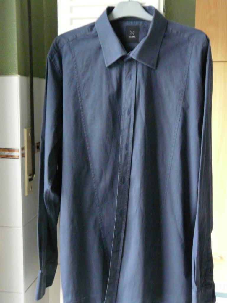 Donkerblauw hemd merk "Stones" maat XL, Ophalen, Stones, Blauw, Gedragen