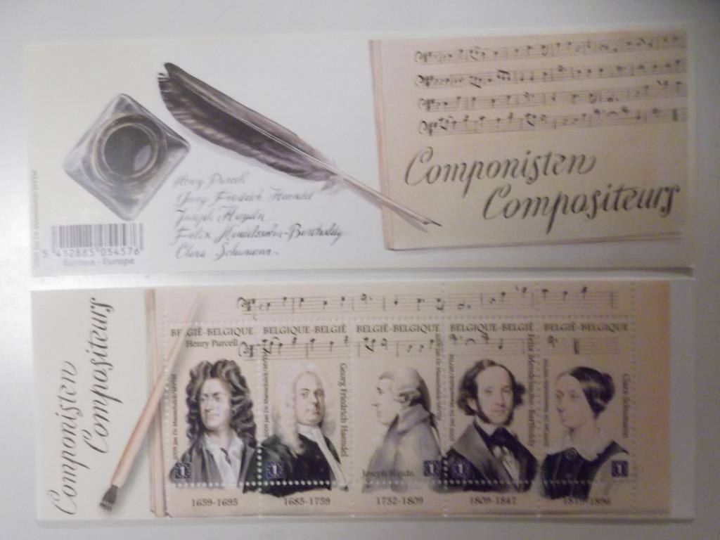 B102 Componisten - Compositeurs, Ophalen of Verzenden, Postfris, Frankeerzegel