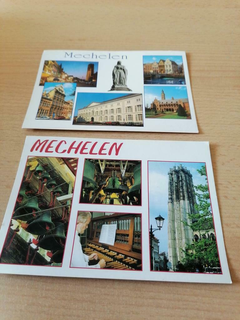 2 cartes postales de Malines, Collections, Enlèvement ou Envoi