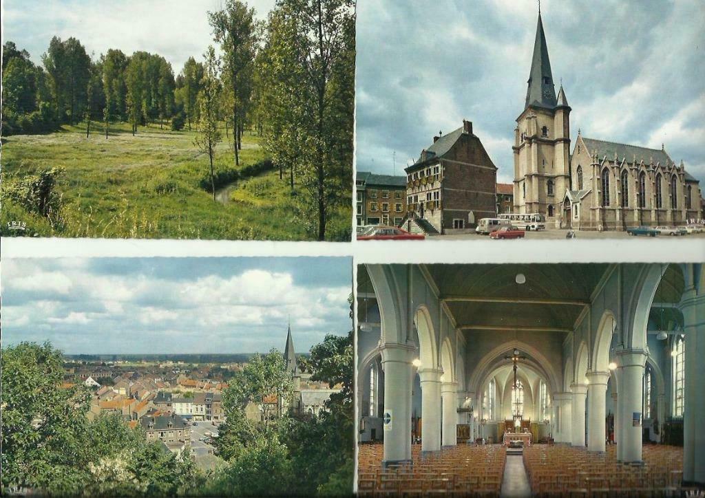 8 x gekleurde  kaarten  ""BILZEN "", Verzenden, 1940 tot 1960, Ongelopen, Limburg