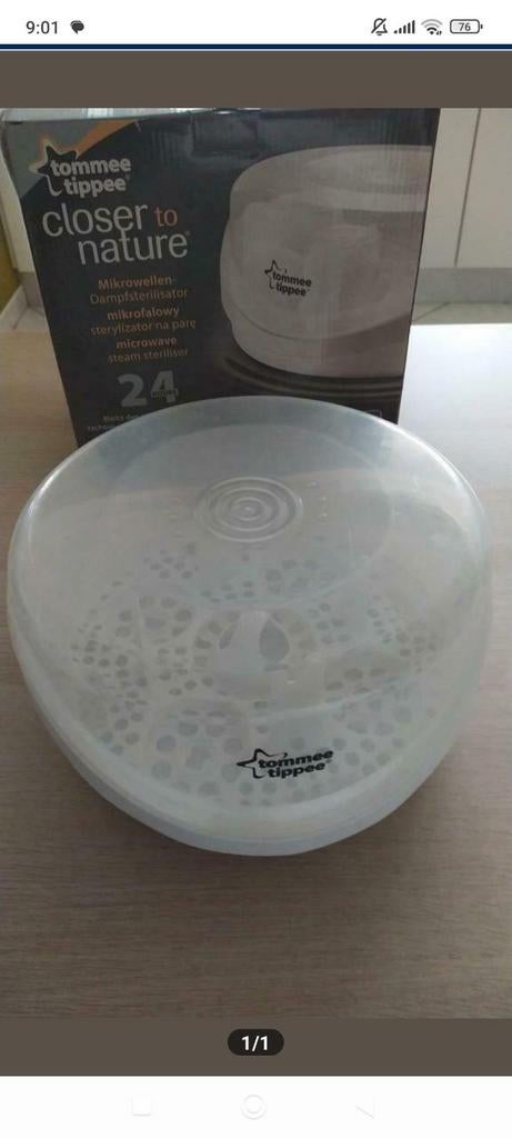 Flessen sterilisator magnetron, Kinderen en Baby's, Ophalen of Verzenden, Zo goed als nieuw, Sterilisator