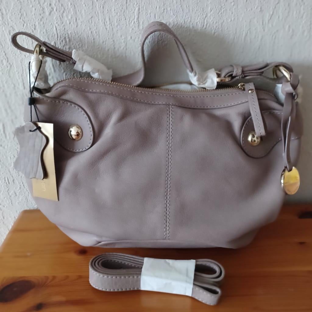 Handtas Emmy Wieleman. Echt leder. Nieuw., Ophalen of Verzenden, Zo goed als nieuw, Handtas