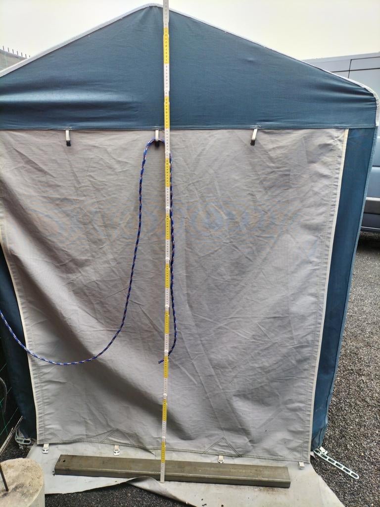 Opbergtent, Ophalen