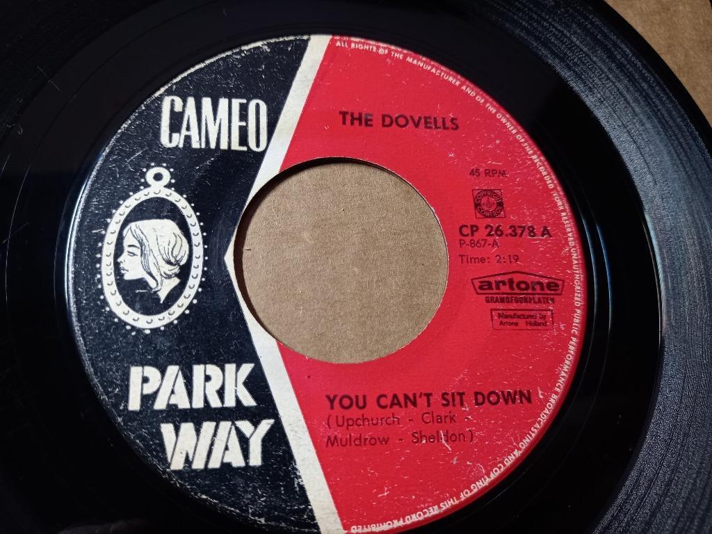 The Dovells ‎– You Can't Sit Down / Wildwood Days '7, Enlèvement ou Envoi, Single, Autres genres, Utilisé