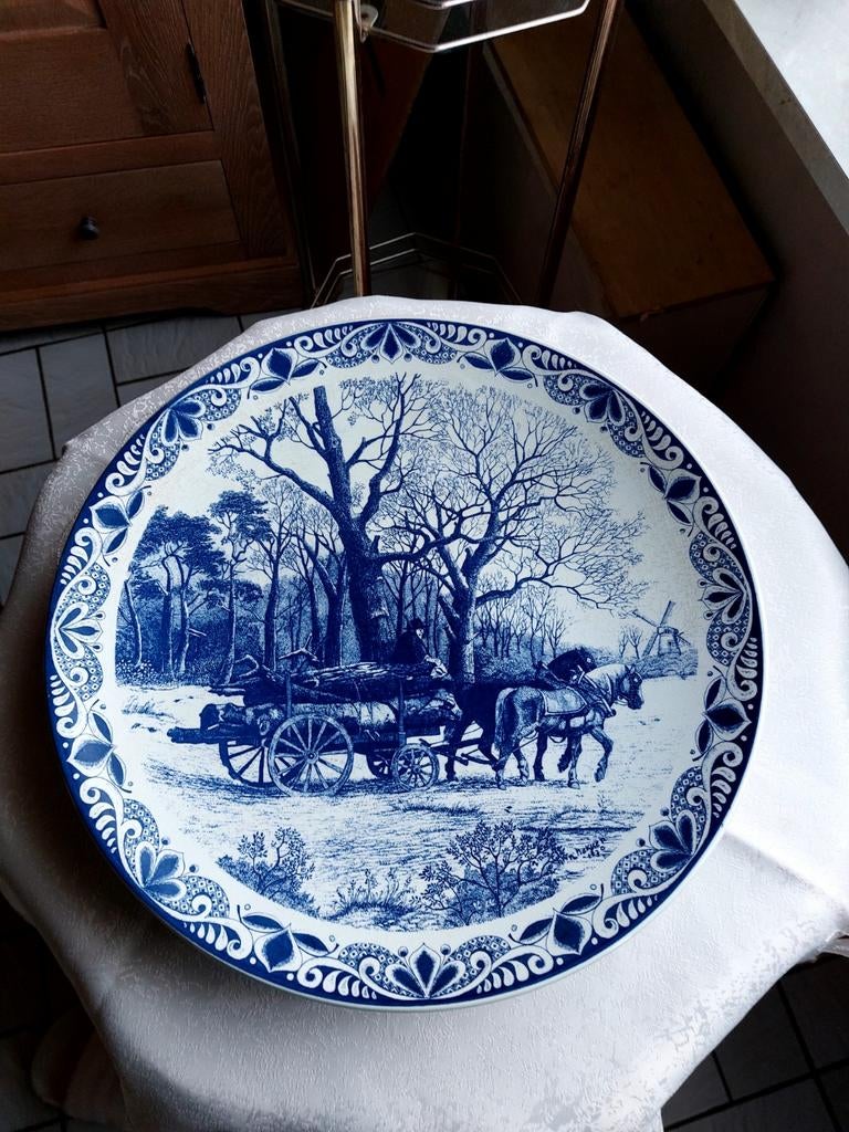 Delfs en boch wandborden ,afhaling, Antiek en Kunst, Antiek | Wandborden en Tegels, Ophalen