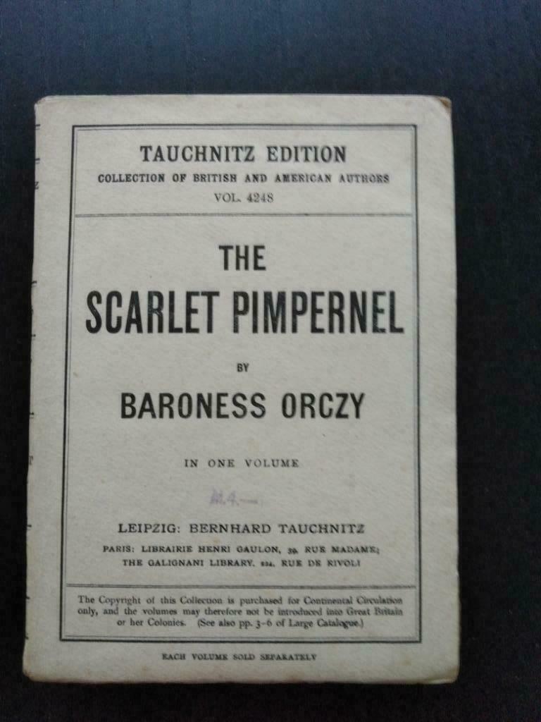 The Scarlet Pimpernel, Ophalen of Verzenden, Gelezen, Barones Orczy