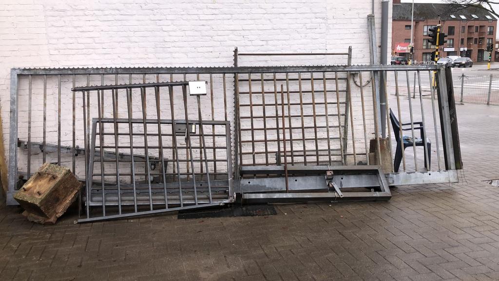 10m complete induratriele omheining, Tuin en Terras, Ophalen, Schuifpoort
