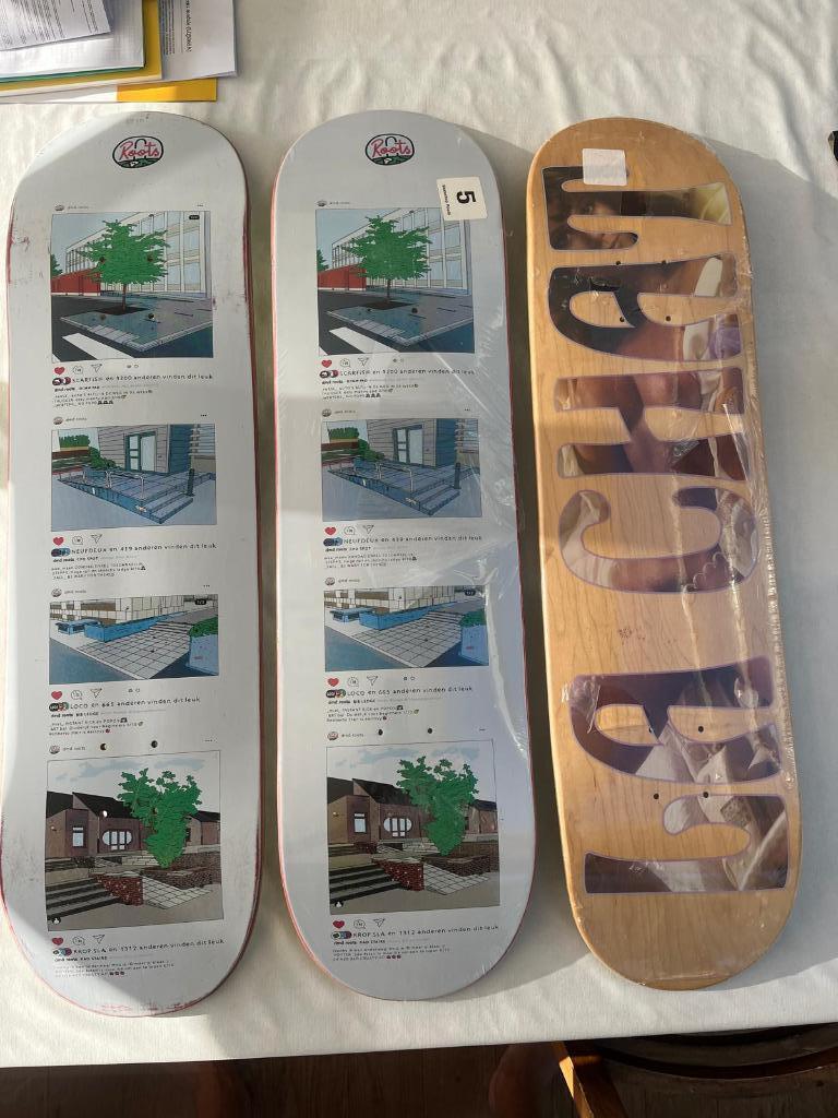 Skateboard decks ROOTS, Ophalen, Nieuw, Skateboard