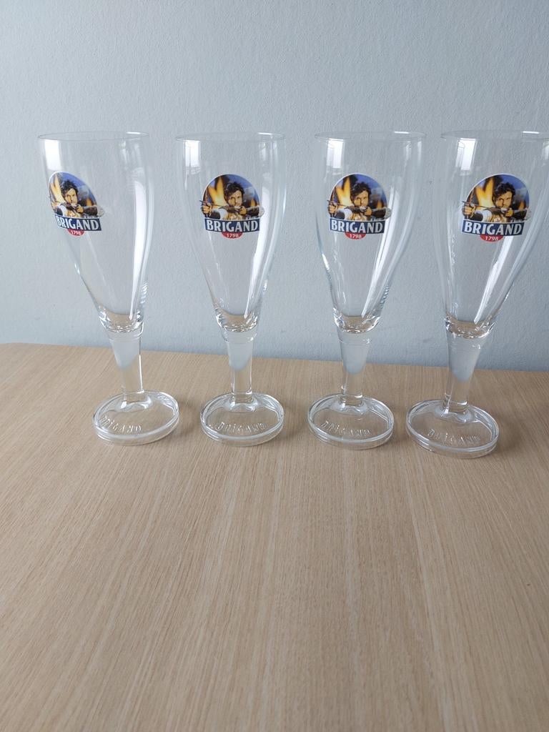 Brigand hoog  bierglas, Ophalen of Verzenden, Zo goed als nieuw, Bierglas