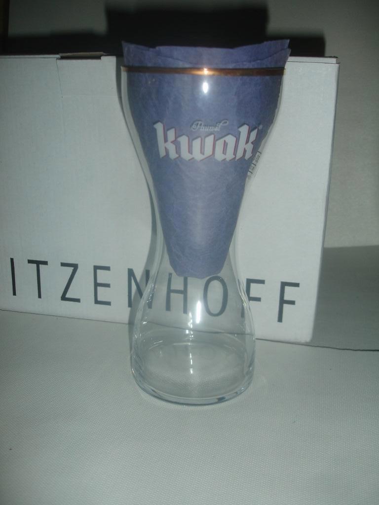 Kwak bierglas met platte voet, 33cl, brij. Bosteels, Enlèvement ou Envoi, Neuf, Verre ou Verres, Autres marques