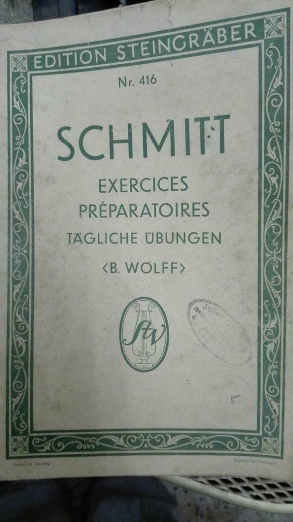 Schmitt oefeningen wolff partituur, Ophalen, Gebruikt