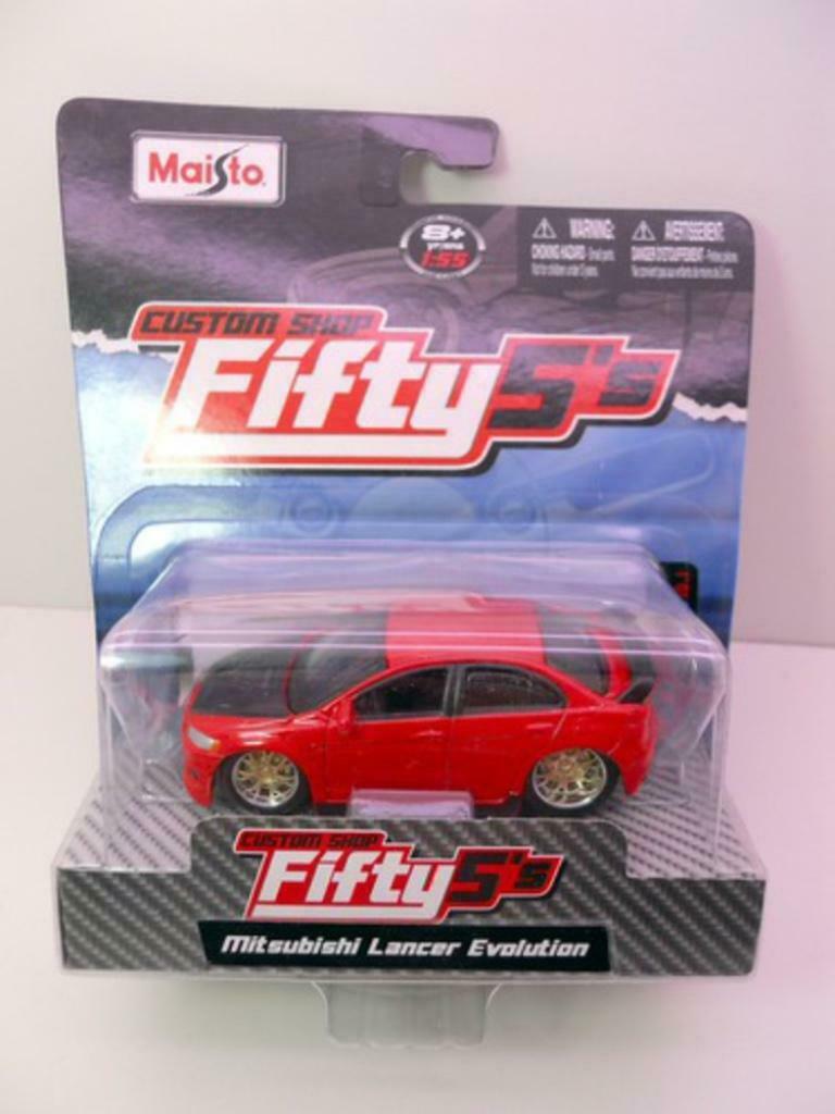 Custom Shop Fifty 5's Mitsubishi Lancer Evolution DriftRace, Ophalen of Verzenden, Nieuw, Auto