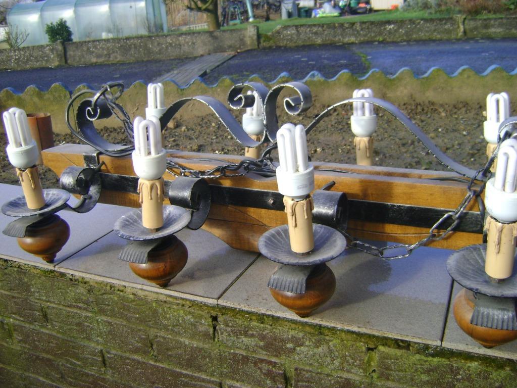 Lustre poutre en bois, Enlèvement, Utilisé, Bois