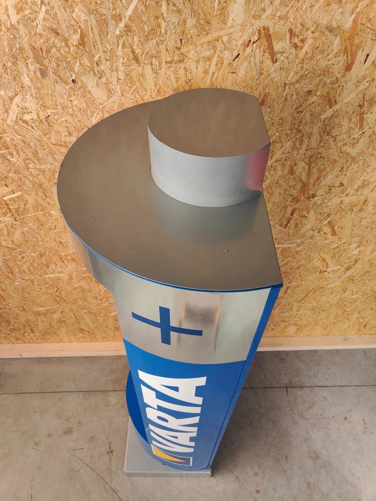 Présentoir d'atelier en métal VARTA - Norme promotionnelle, Keukies Shop, Enlèvement, Décoration d'intérieur, Warandestraat 51