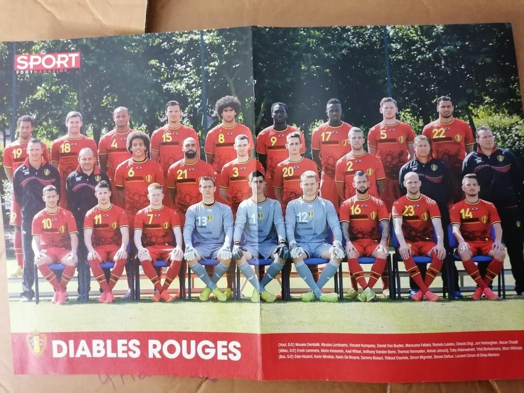 Diables Rouges, Collections, Envoi, Comme neuf