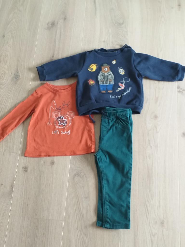 lot vêtements bébé garçon taille 80, Ophalen of Verzenden, Gebruikt, Jongetje, Setje