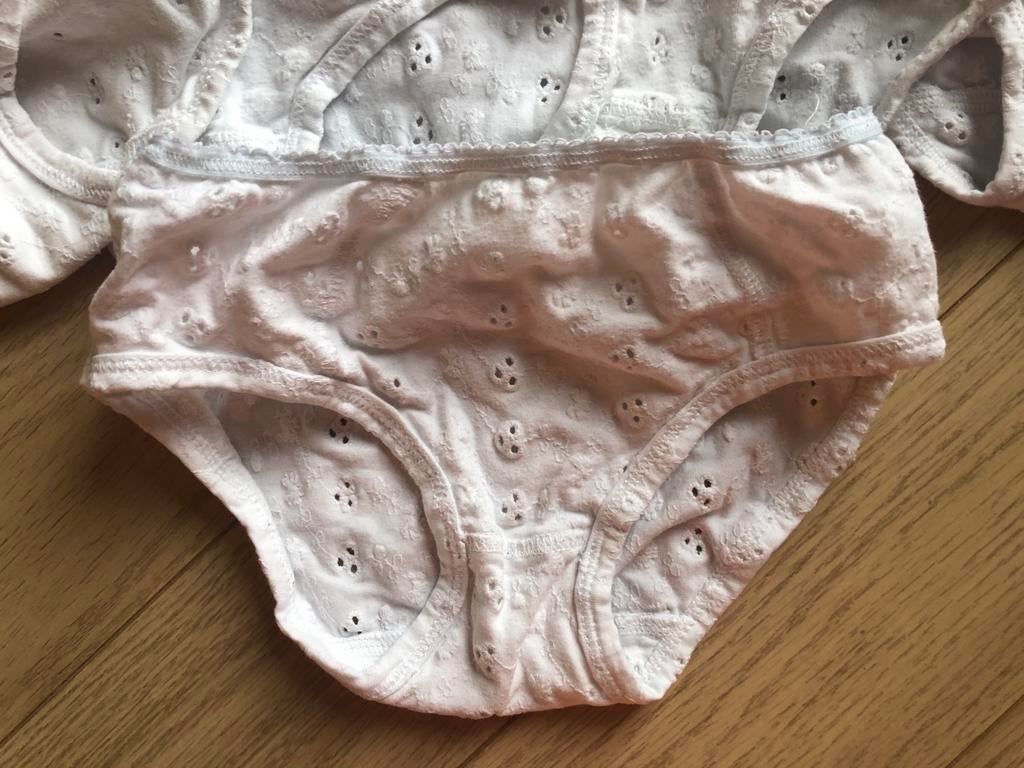 9 slipjes met ajours Claessens, Claessens, Nacht- of Onderkleding, Gebruikt, Verzenden