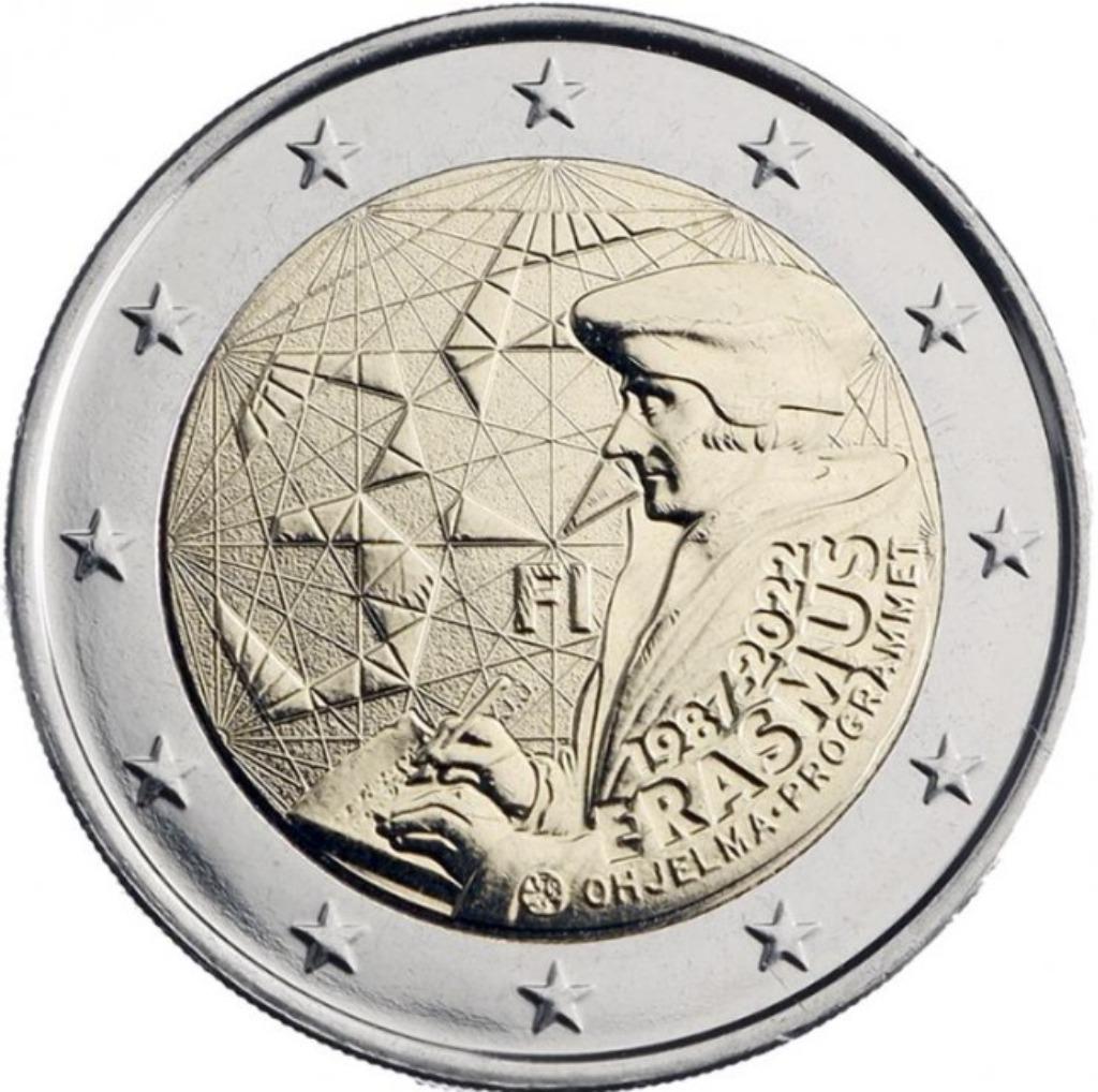 2 euro Finland 2022 Erasmusprogramma, Postzegels en Munten, Ophalen of Verzenden, Finland, 2 euro